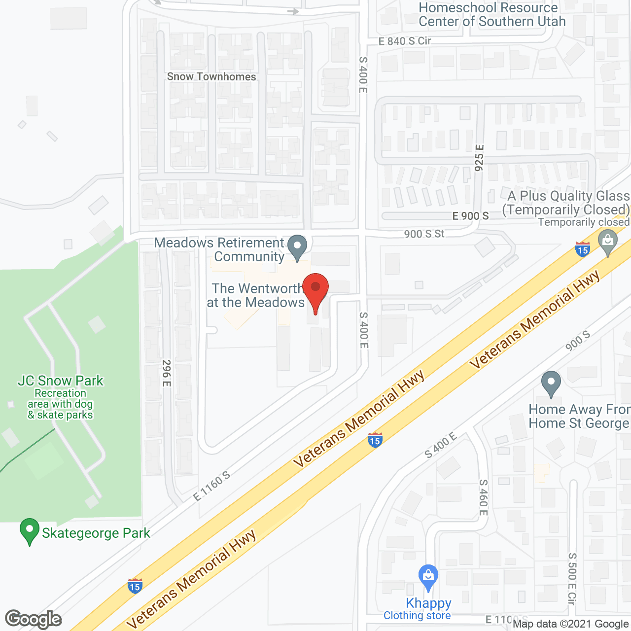 Desert Oaks in google map