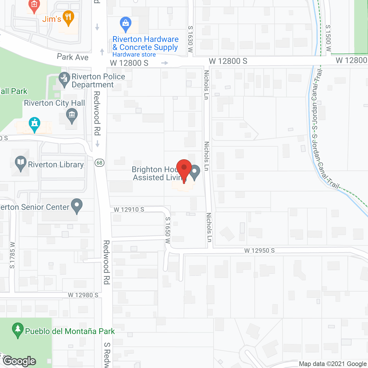 Brighton House of Riverton in google map