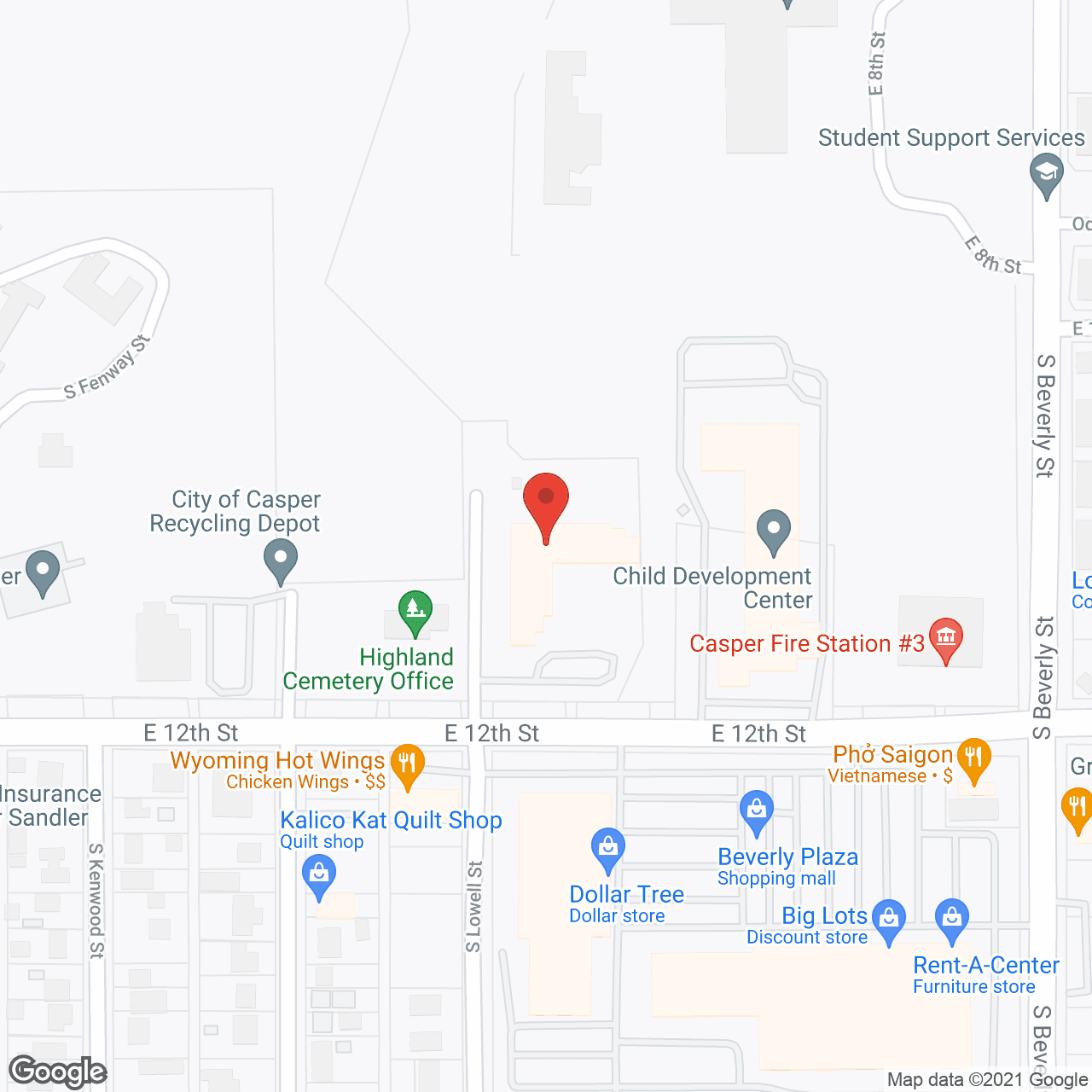 Edgewood Park Place in google map