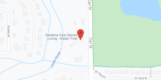 Gardens Care Homes Indian Tree in google map