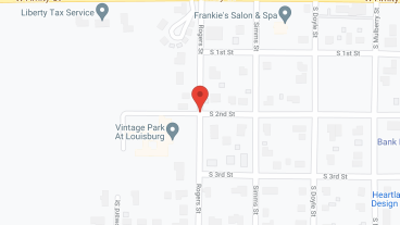 Homestead Assisted Living of Louisburg in google map