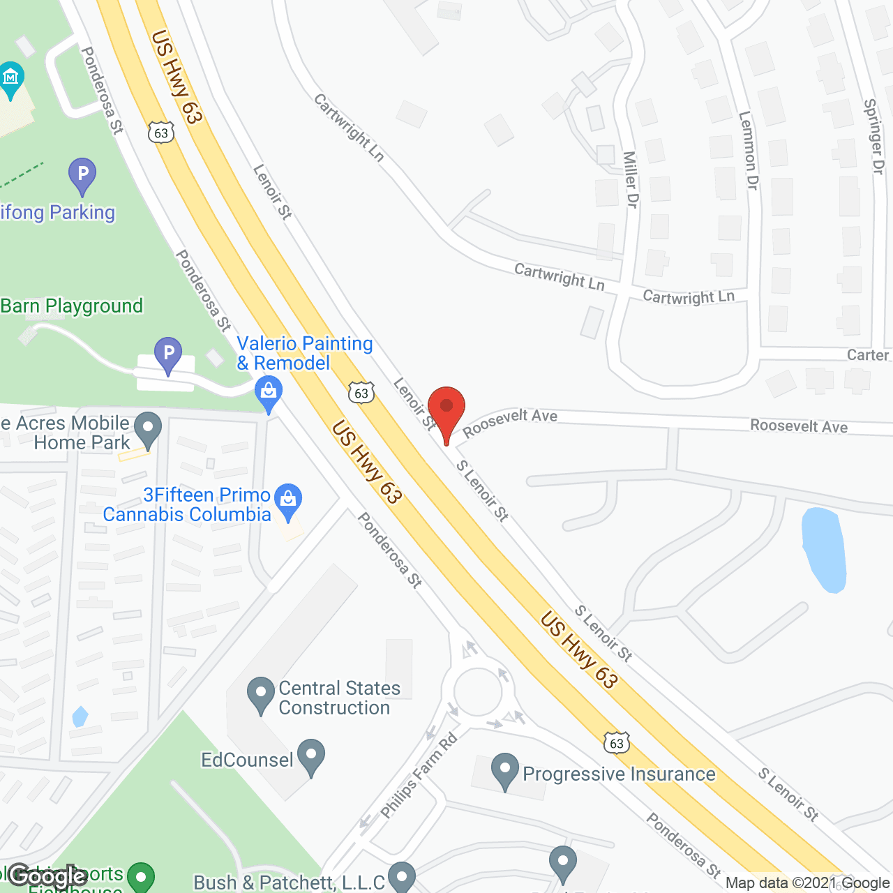 EverTrue Lenoir Woods in google map