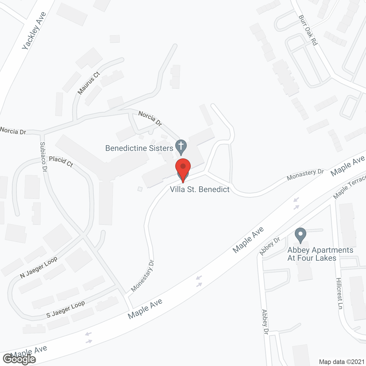 Villa St. Benedict in google map