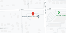 Sunrise of Willowbrook in google map