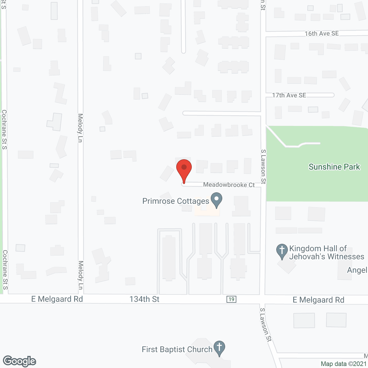 Primrose of Aberdeen in google map