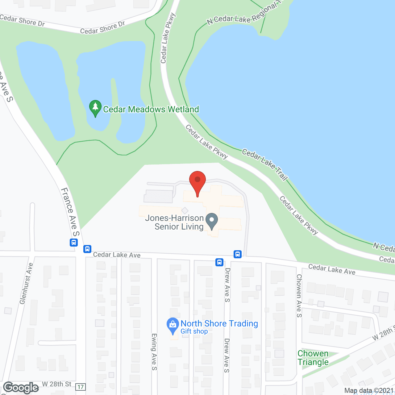 Jones Harrison Senior Living in google map