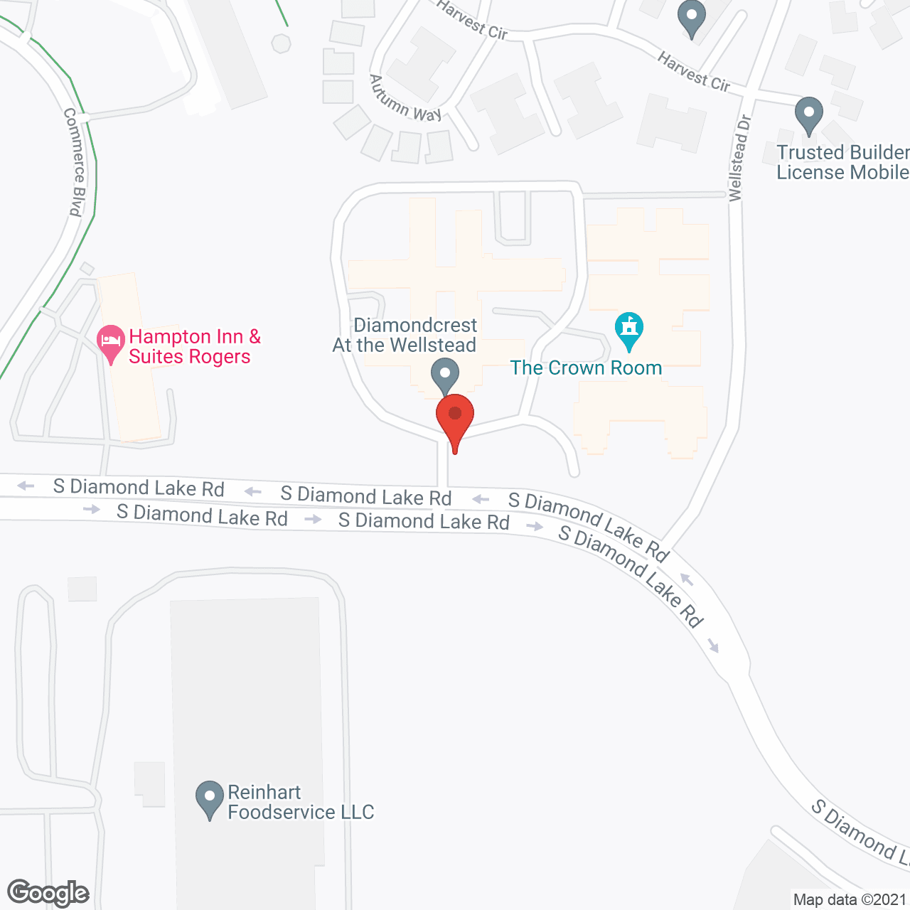 Wellstead Lodge Senior Living in google map