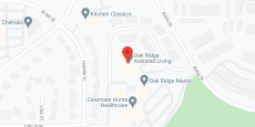 Oak Ridge Assisted Living in google map