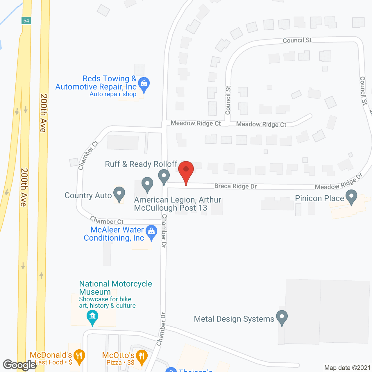 Pinicon Senior Living in google map