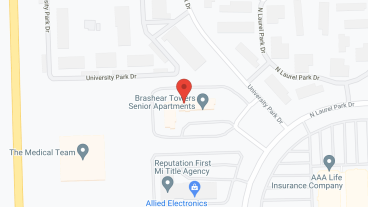 Brashear Towers Senior Citizen in google map