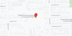Baldwin House Hazel Park Senior Living in google map