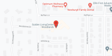 Woodlands Care Center in google map