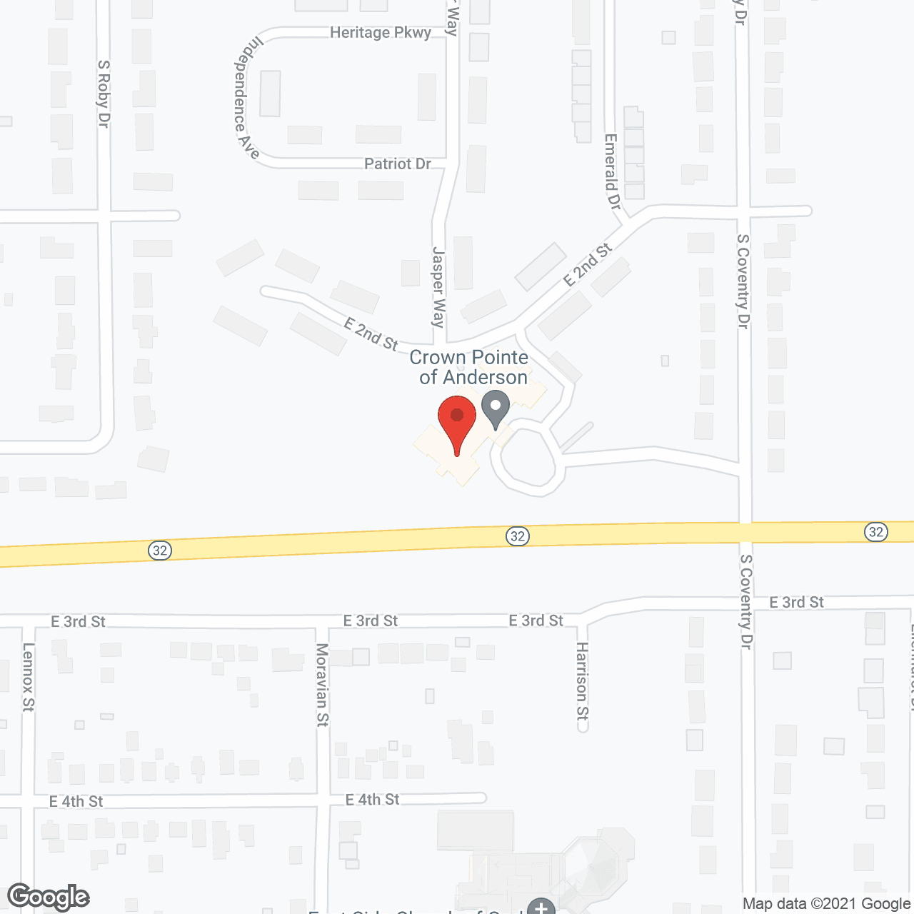 Crown Pointe Senior Living in google map