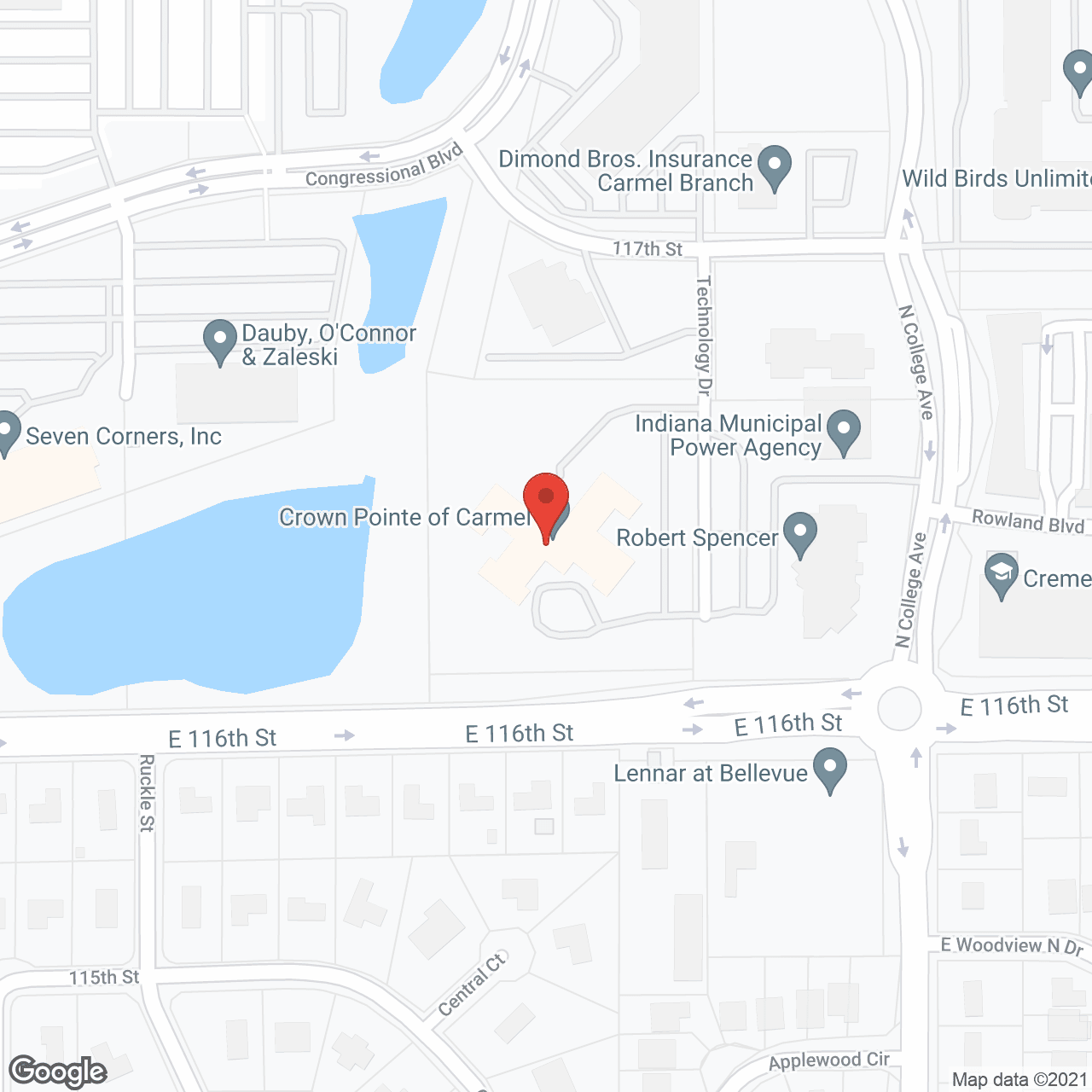 Chapters Living of Carmel in google map