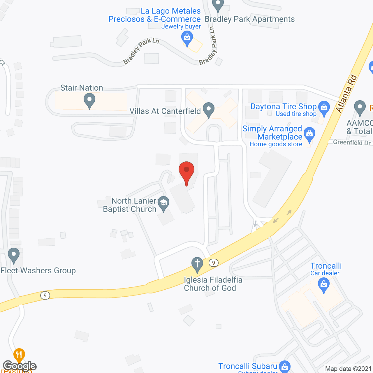 The Glen Villas in google map