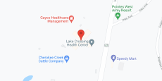 Lake Crossing Health Ctr in google map