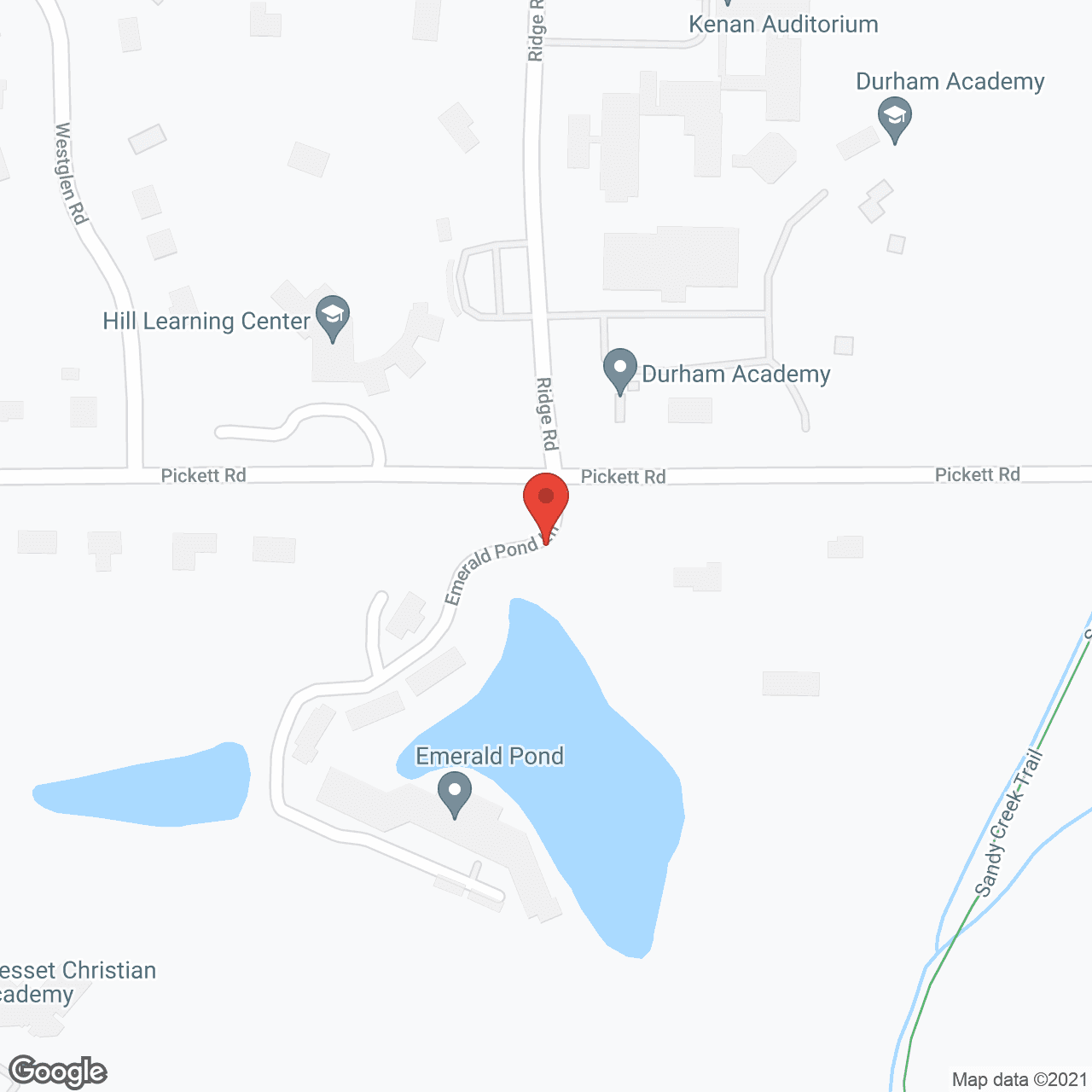 Solista Durham by Cogir Senior Living in google map