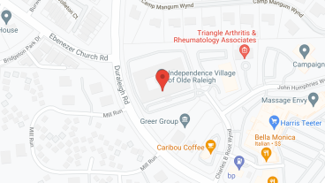 Independence Village of Olde Raleigh Sky Active Living in google map