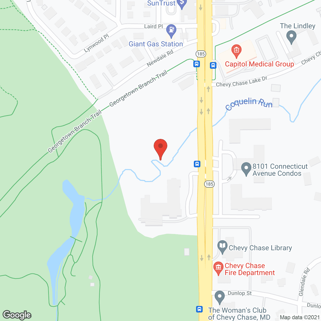 Discovery Village Chevy Chase in google map