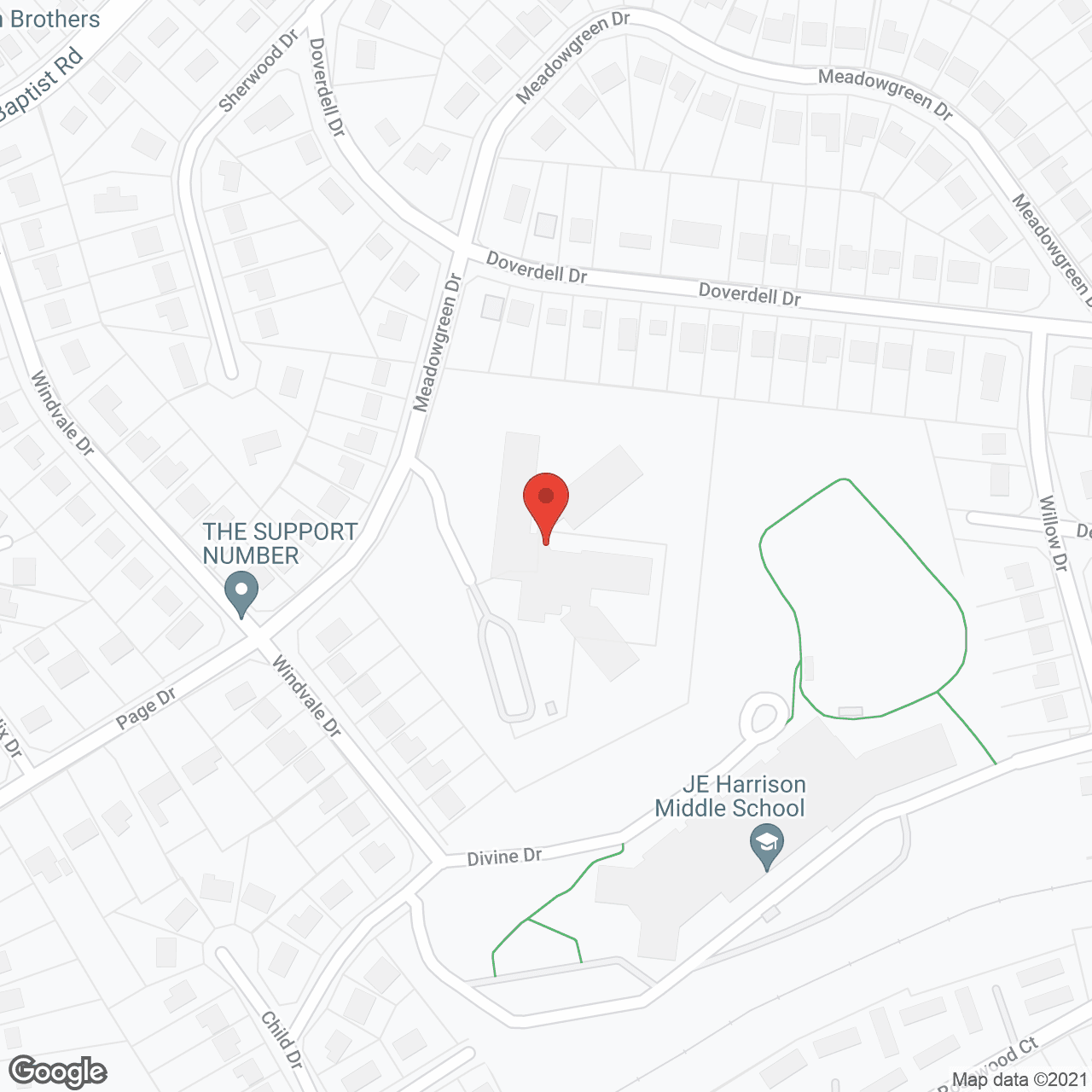 Overlook Green in google map