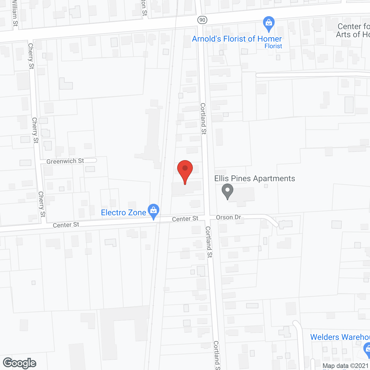 Portzline Day Program in google map