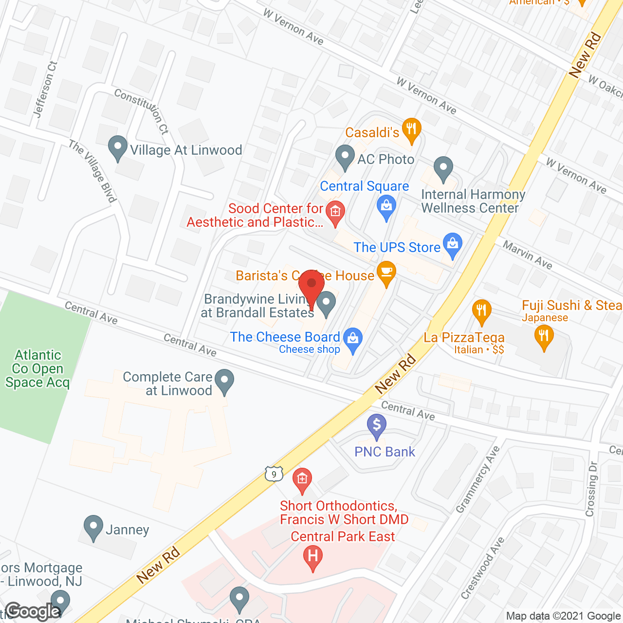 Brandywine Brandall Estates by Monarch in google map