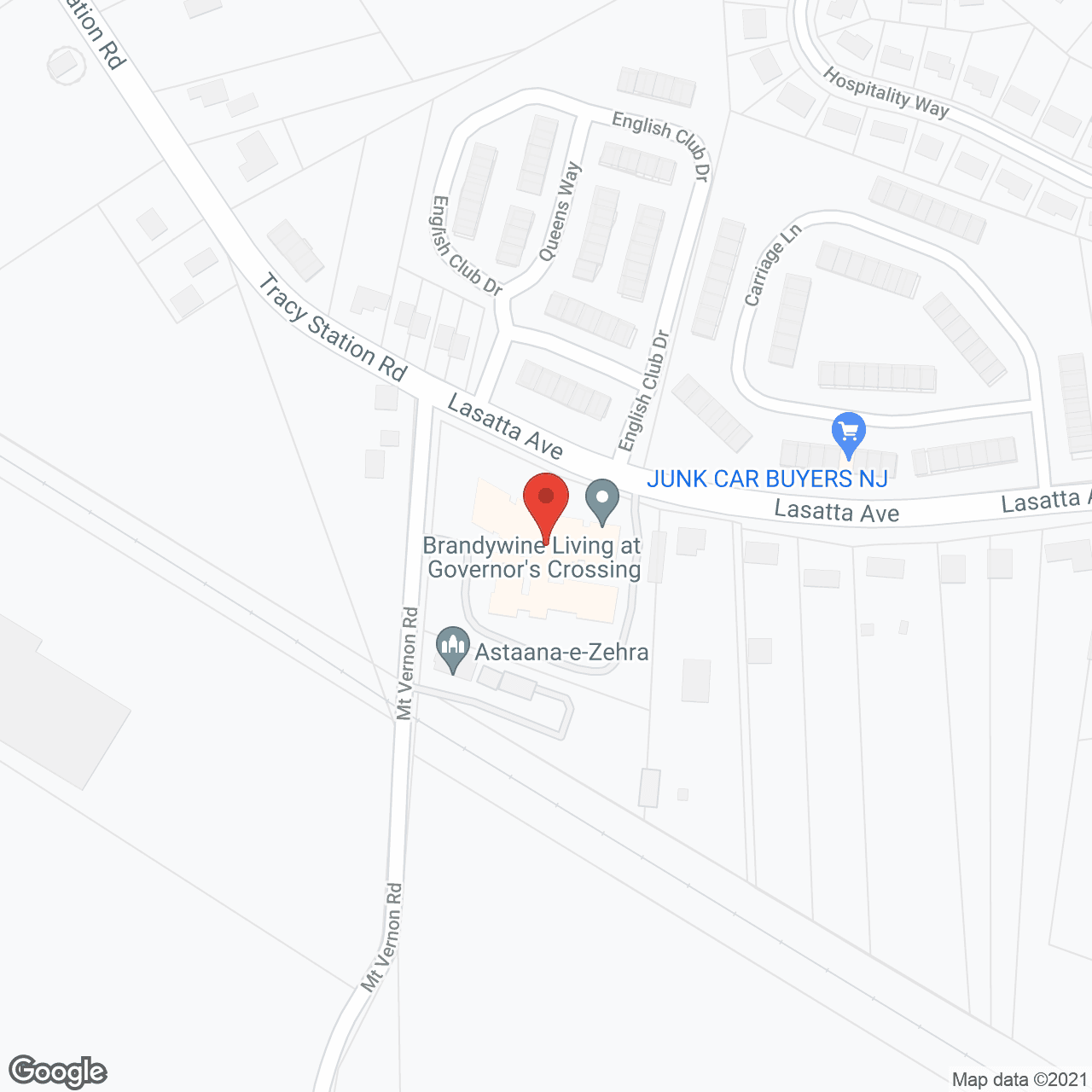 Brandywine Governor's Crossing by Monarch in google map