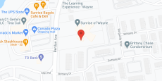 Sunrise of Wayne in google map