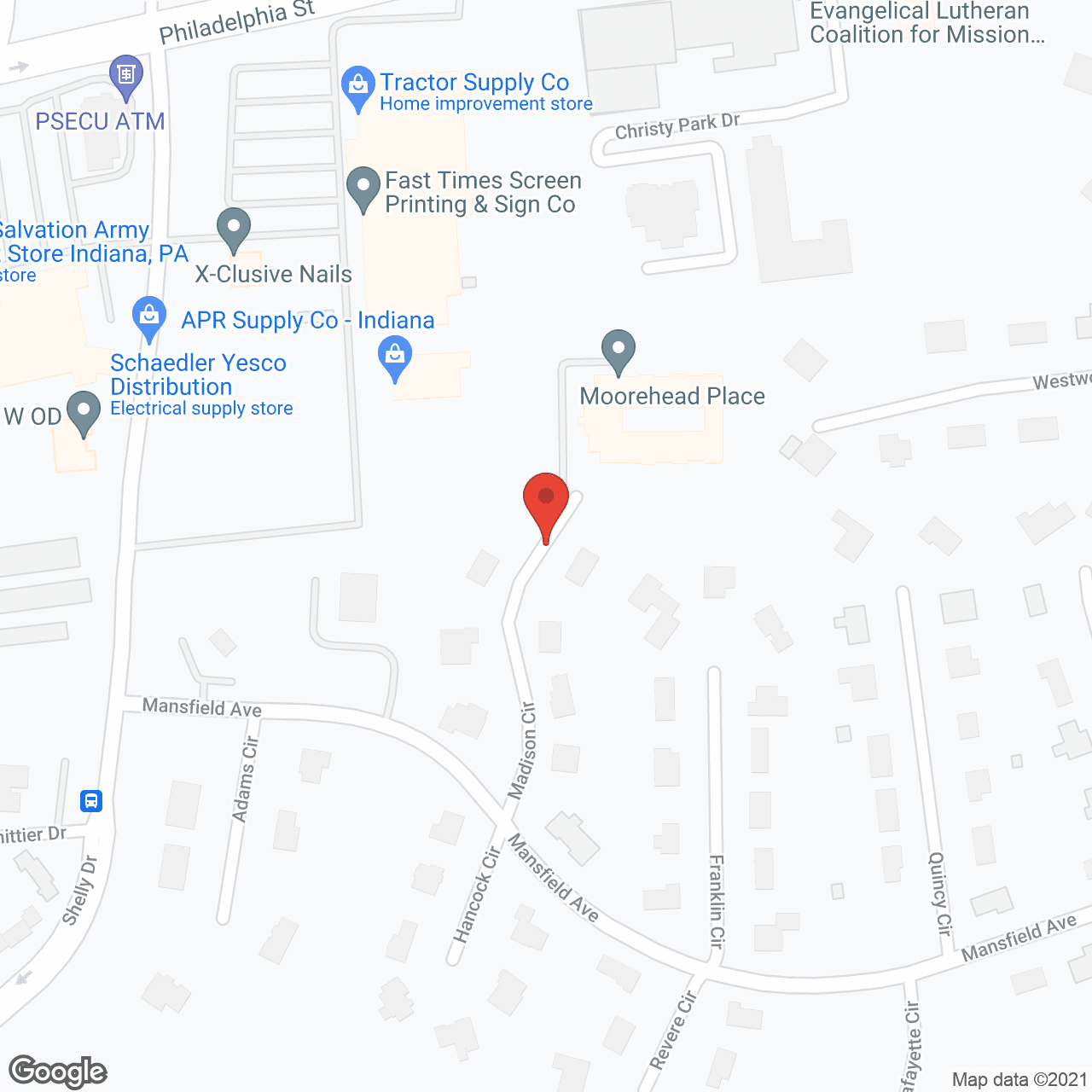 The Addison of Moorehead Place in google map