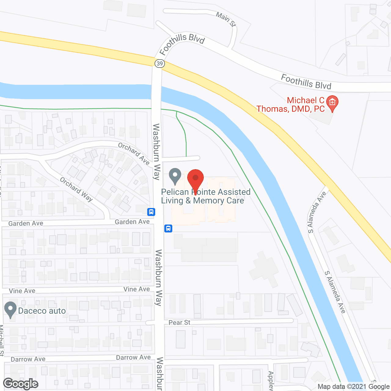 Pelican Pointe by Cogir in google map