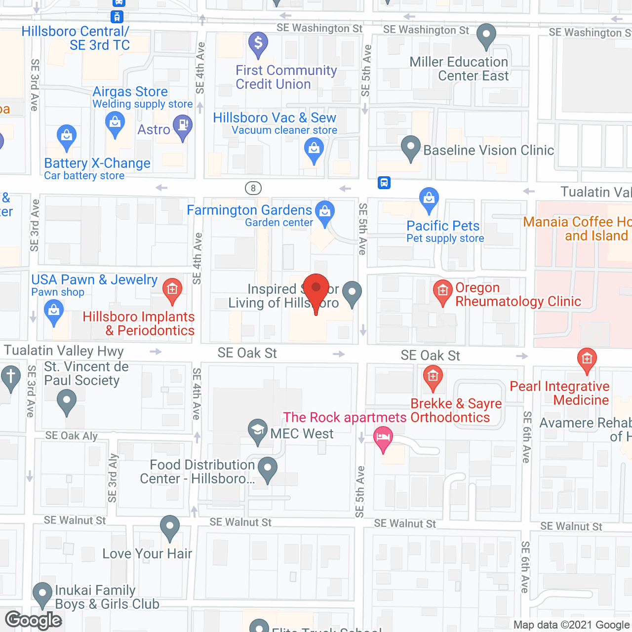 Elena's Manor in google map