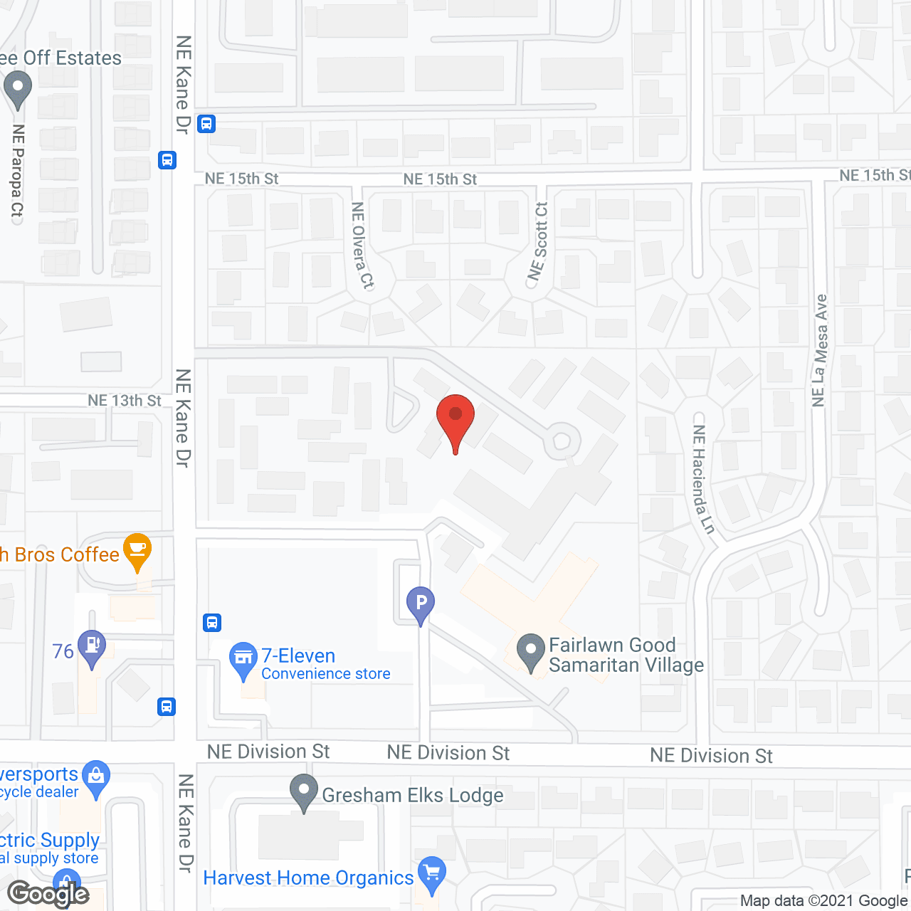 Fairlawn of Olympus Retirement Living in google map