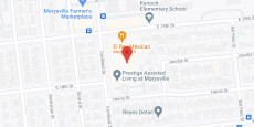 Marbella Marysville in google map