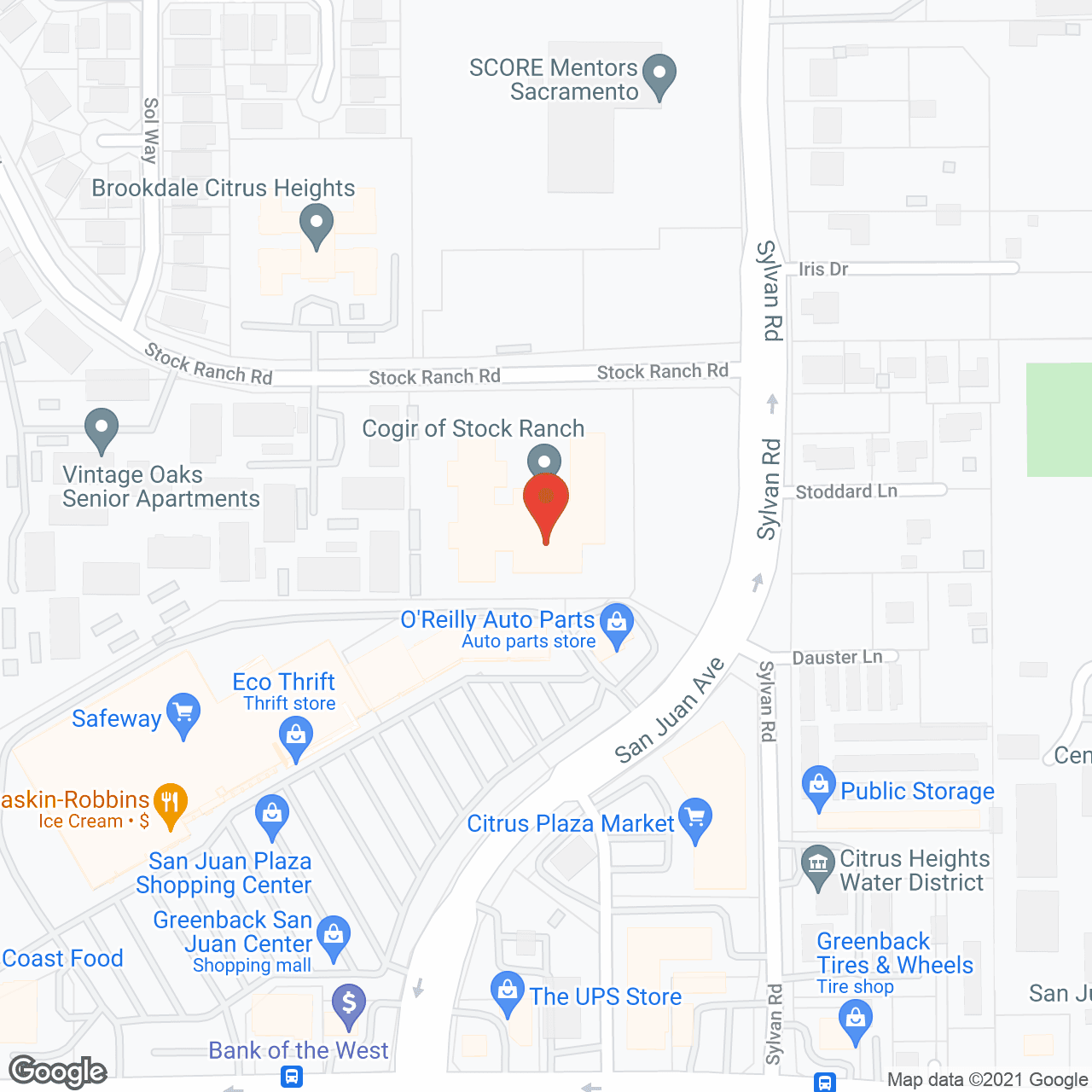 Merrill Gardens At Citrus Heights in google map