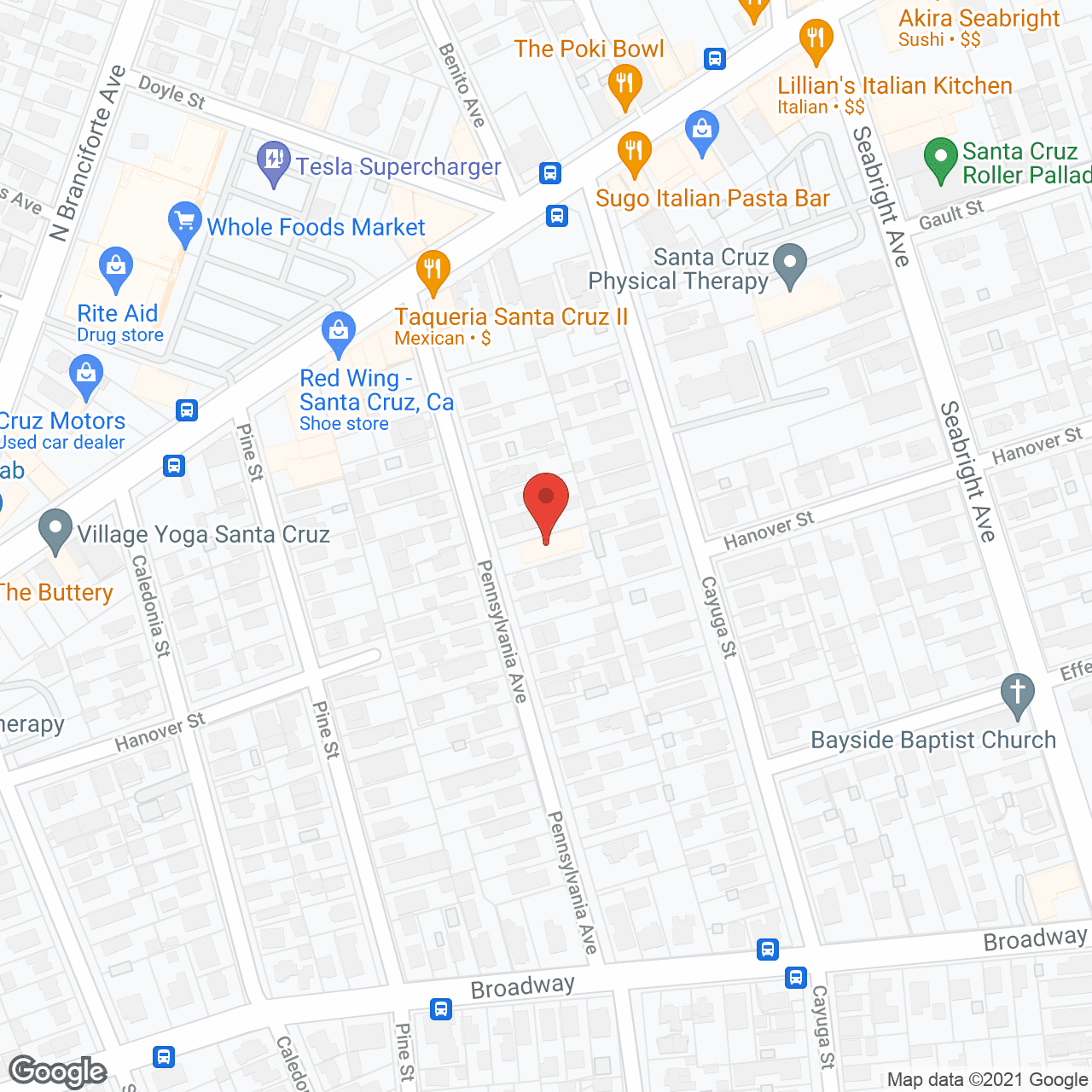 The Maple House in google map