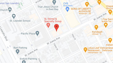 San Leandro Senior Living in google map
