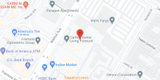 Carlton Senior Living Fremont in google map