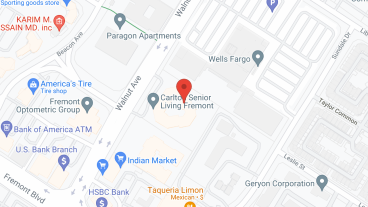 Carlton Senior Living Fremont in google map