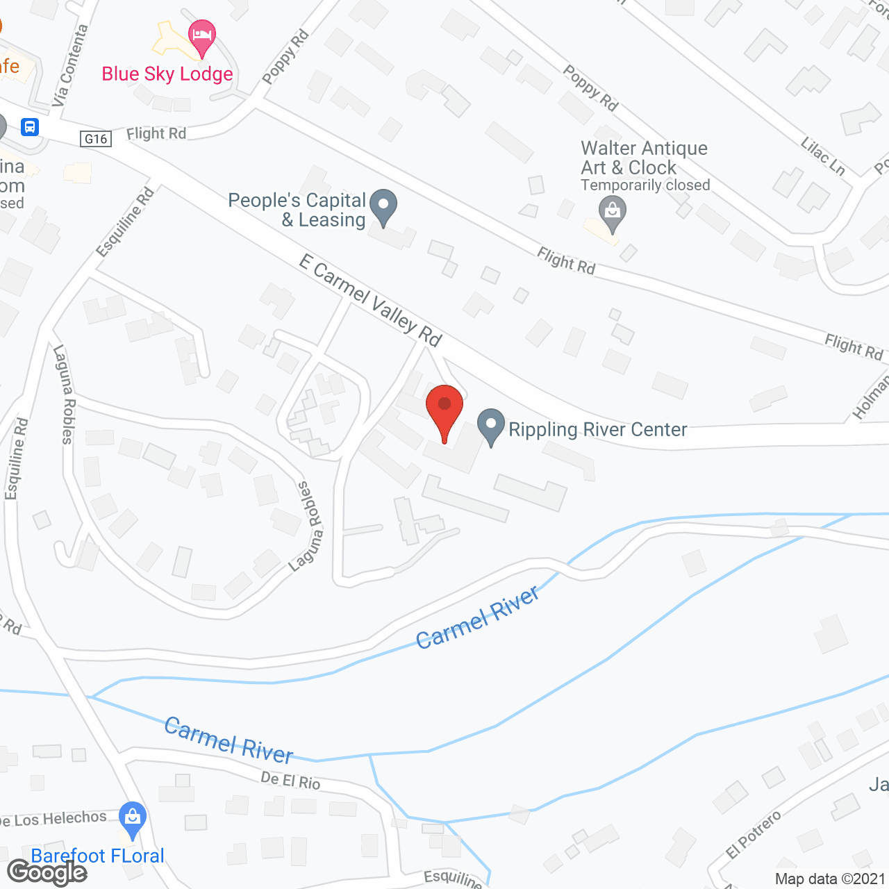 Rippling River Ctr in google map