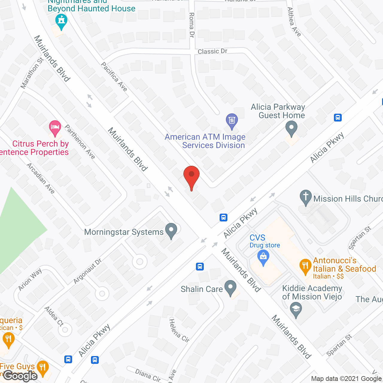 Villa Victoria Board and Care in google map