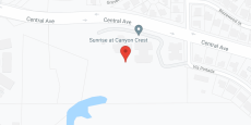 Sunrise of Canyon Crest in google map