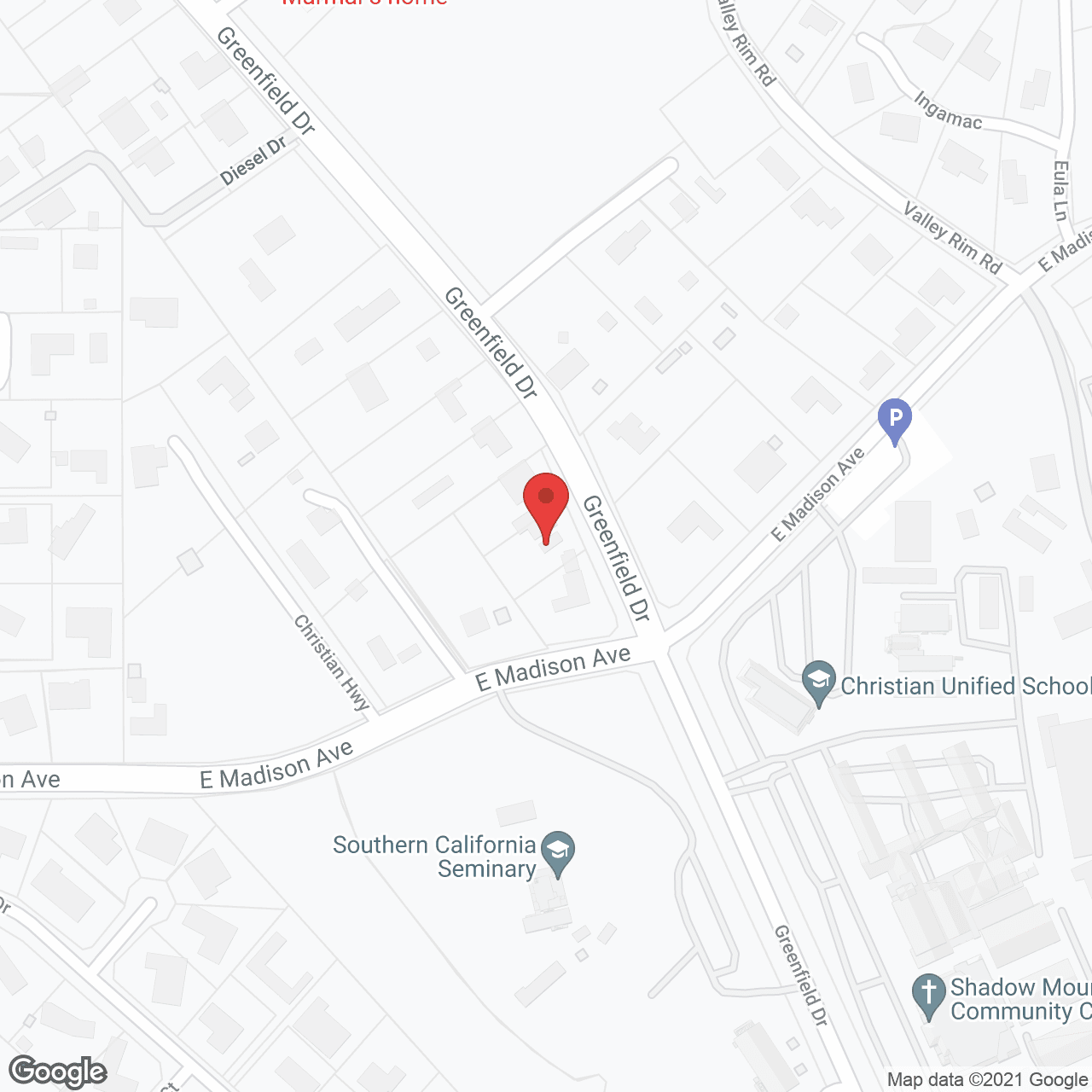 Rose's Greenfield Manor in google map