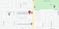 Canyon Trails in google map