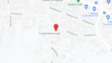 Foothill Retirement in google map