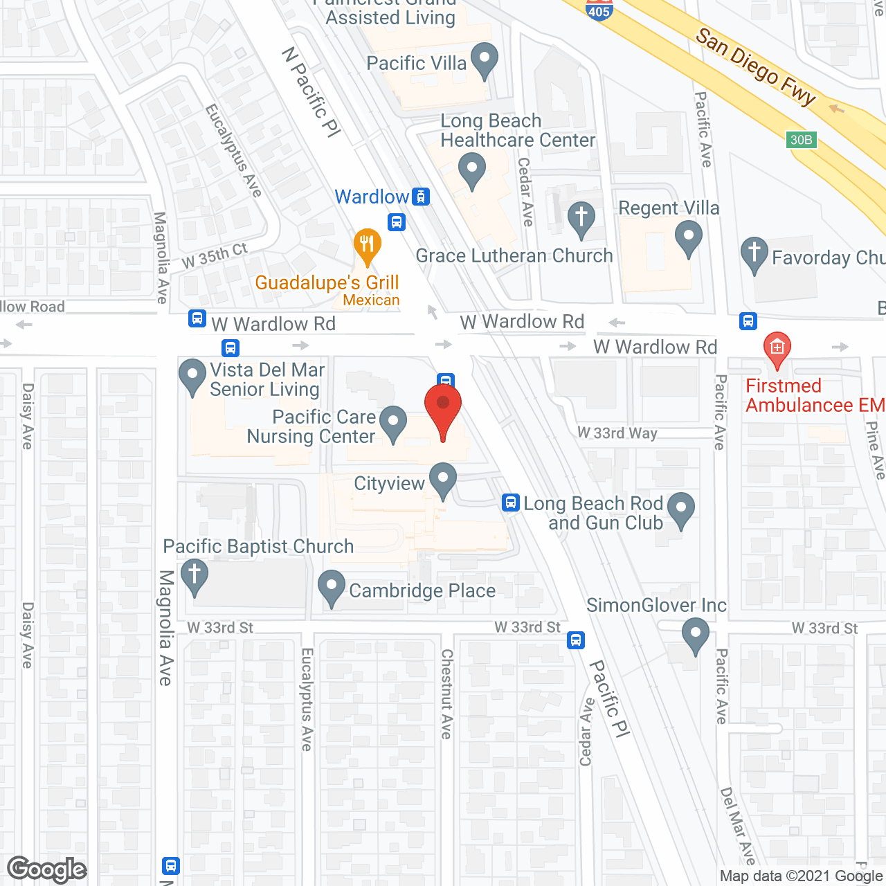 Pacific Care Nursing Center in google map