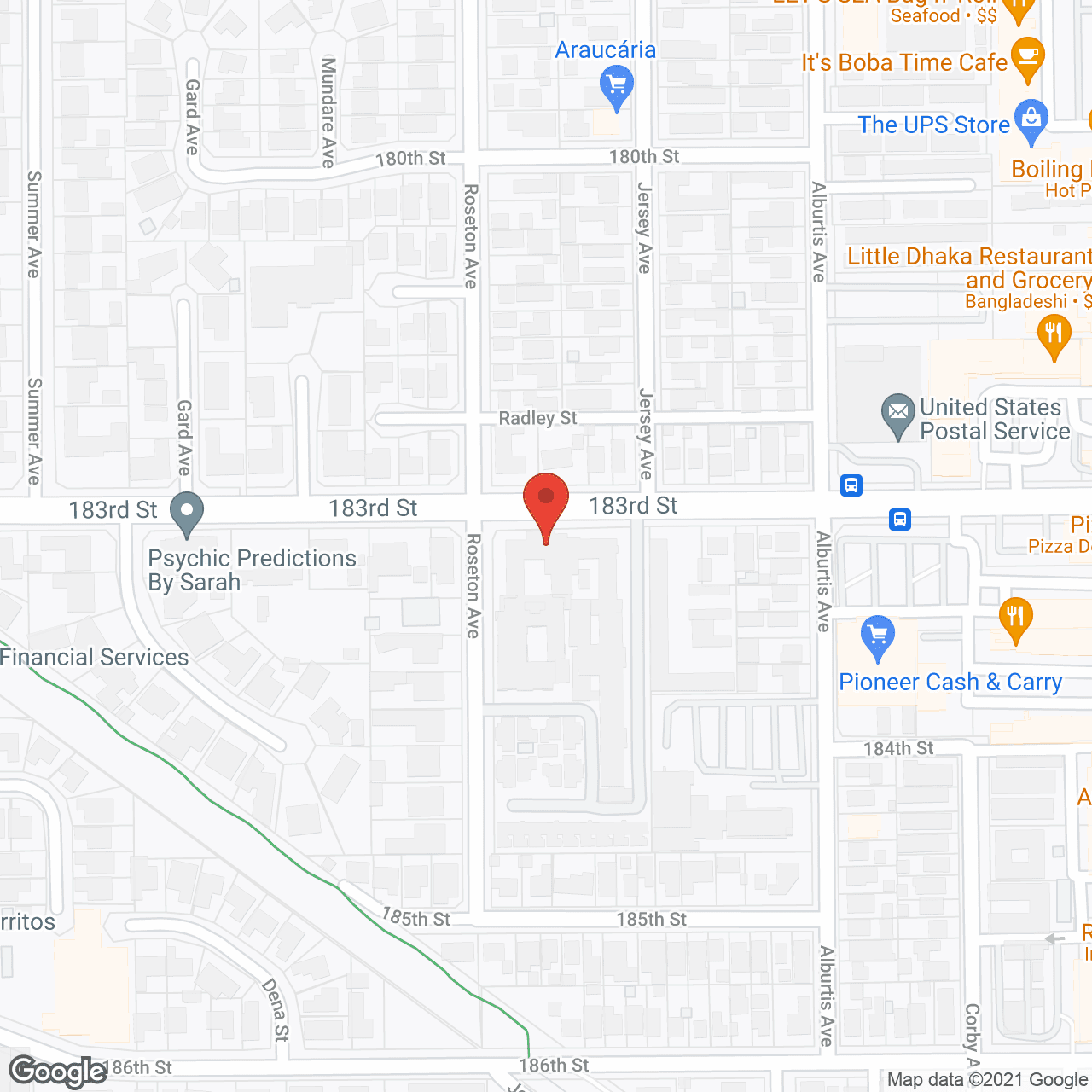 Artesia Christian Home in google map