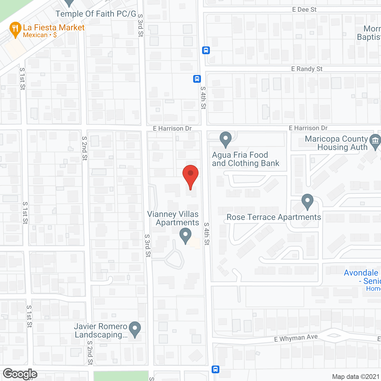 Vianney Villas Apartments in google map