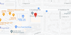 Inspirations of Tempe in google map