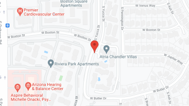 Atria Chandler Villas in google map