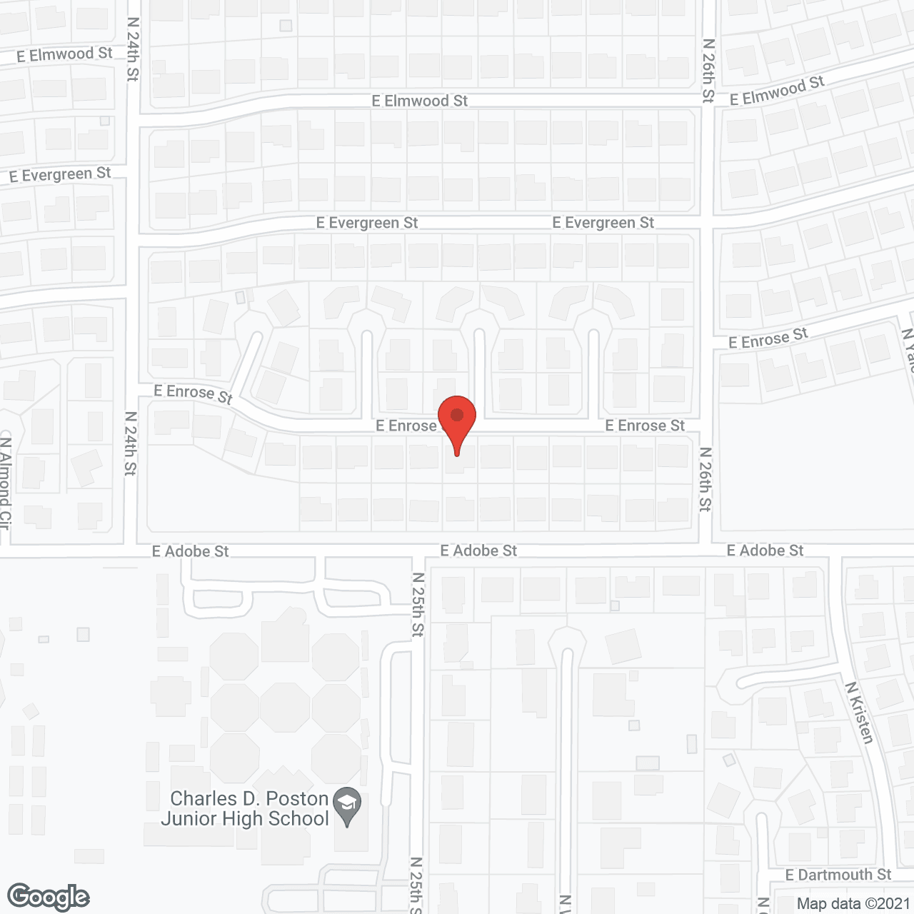 Enrose Estates in google map